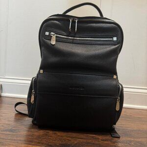 Leather Backpack 15.6” Laptop Backpack Travel Business Office Bag Large